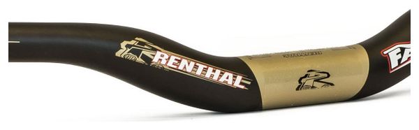 Manubrio Renthal Fatbar DH Carbon 31.8mm 800mm Black/Gold Handlebars