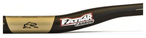 Manillar Renthal Fatbar DH Carbon 31,8mm 800mm Negro/Dorado