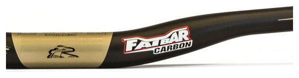 Cintre Renthal Fatbar DH Carbone 31.8mm 800mm Noir/Or