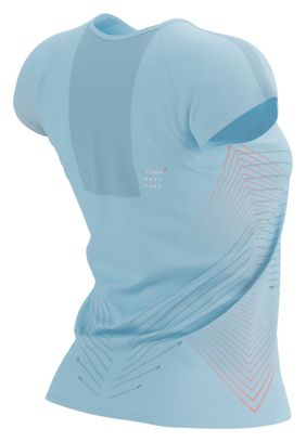 Performance SS Tshirt W Aqua Blue