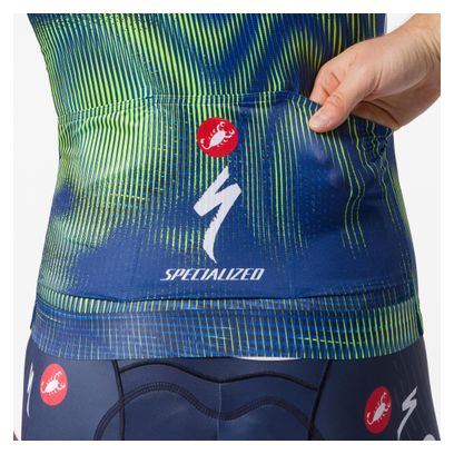 Camiseta de manga corta Castelli Aero Race 8S Soudal Quickstep azul para hombre
