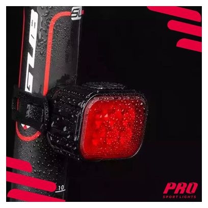 Lampe Vélo LED 50 Lux StVZO – Alimentation 6-48V, Plaque Aluminium, Interrupteur – E-Bike Et Vélo Classique