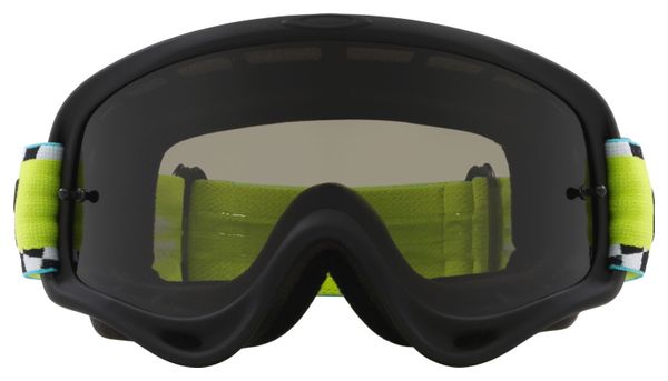 Masque Oakley O-Frame MX Teal Checks / Verres Dark Grey / Ref: OO7029-83