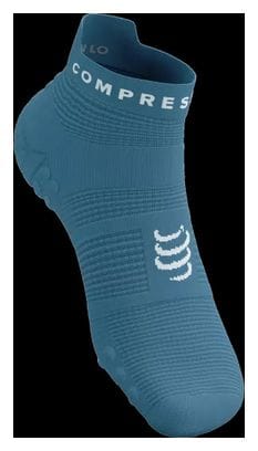 Chaussettes Compressport Pro Racing Socks v4.0 Run Low Bleu