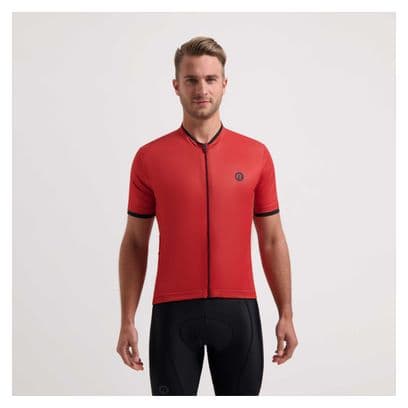 Maillot Manches Courtes Rogelli Essential Rouge Homme