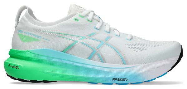 Chaussures Running Asics Gel-Kayano 31 Blanc/Bleu/Vert Homme