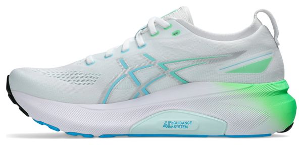 Chaussures Running Asics Gel-Kayano 31 Blanc/Bleu/Vert Homme