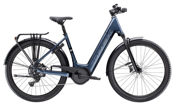 Vélo de Ville Électrique Trek Verve+ 4 Lowstep 545Wh Shimano Cues 9V Gris 2024