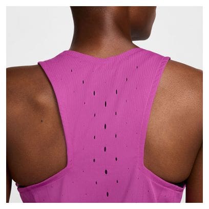 Women's Nike AeroSwift Violet Tank Top