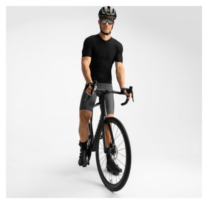 Maillot vélo ultraléger homme Cyclisme SRX HighTech Noir