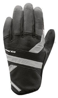 Fire Iridium Black Long Racer Gloves