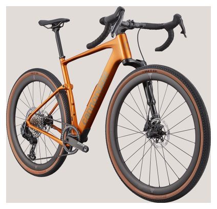 Gravel bike Cannondale Topstone Carbon LTD Lefty Sram Force XPLR AXS/X0 T-Type AXS 12V 700 mm Orange