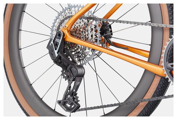 Gravel bike Cannondale Topstone Carbon LTD Lefty Sram Force XPLR AXS/X0 T-Type AXS 12V 700 mm Orange