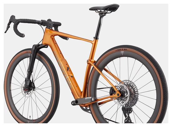 Gravel bike Cannondale Topstone Carbon LTD Lefty Sram Force XPLR AXS/X0 T-Type AXS 12V 700 mm Orange