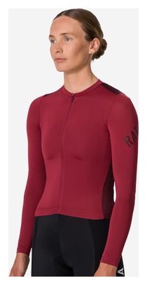 Maglia leggera a maniche lunghe Rapha Pro Team Bordeaux da donna