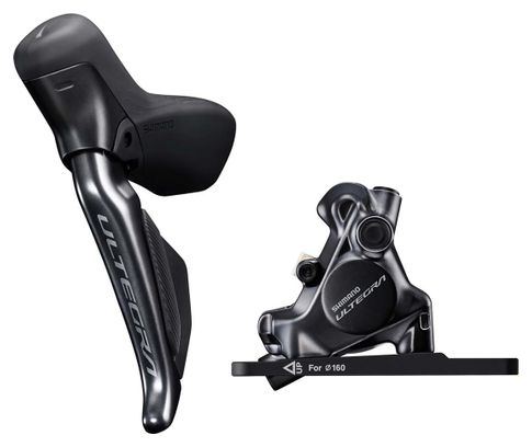 Freno de disco hidráulico delantero Shimano Ultegra ST-R8170 12v 1000mm Versión J-Kit (sin disco)