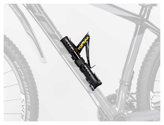 Pompa a mano Topeak Mountain DA G (max 60 psi / 4 bar) nera