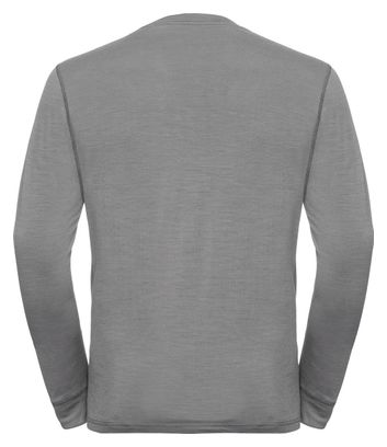 Maillot Manches Longues Odlo Merino 200 Gris