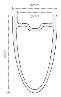 Rueda trasera Enve SES 4.5 | 12x142 mm | CenterLock | Negro/Blanco