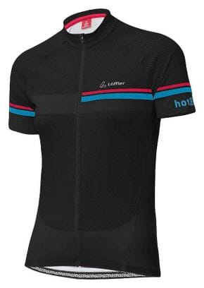 Loeffler maillot manches courtes W Maillot de Vélo HotBOND FZ® femme Noir