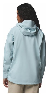 Chaqueta impermeable Columbia Trailborne 2.5L azul para mujer
