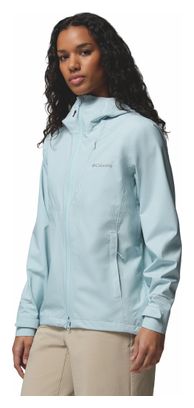 Chaqueta impermeable Columbia Trailborne 2.5L azul para mujer