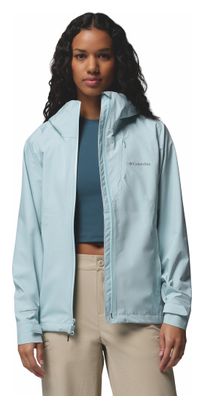 Chaqueta impermeable Columbia Trailborne 2.5L azul para mujer