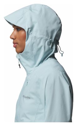 Chaqueta impermeable Columbia Trailborne 2.5L azul para mujer