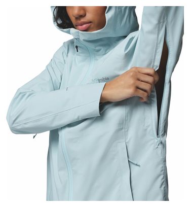 Chaqueta impermeable Columbia Trailborne 2.5L azul para mujer