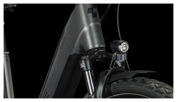 Cube Nuride Hybrid Performance 500 Allroad Easy Entry Shimano Alivio 9V 500 Wh 29'' Gris 2023 bicicleta eléctrica de montaña