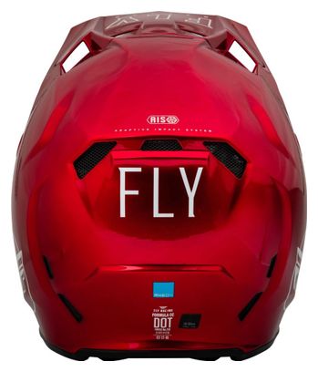 integraalhelm Fly Racing Fly Formula CC Centrum Metallic Red / White