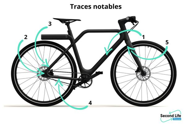 Produit Reconditionné - Vélo de Ville Électrique Angell 700 mm Noir 2021