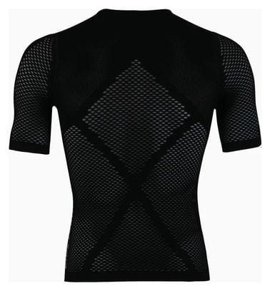 Unisex Short Sleeve Mesh Pro Collar Jersey Black