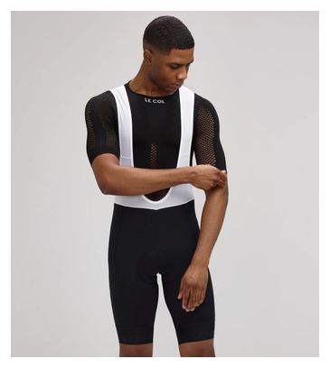 Sous Maillot Manches Courtes Unisexe Le Col Mesh Pro Noir