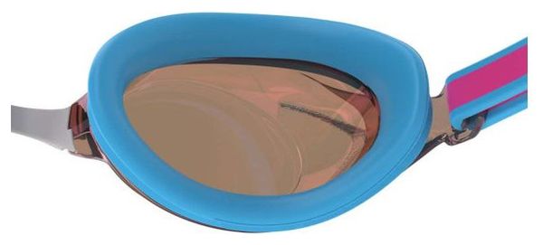 Gafas de natación Speedo Junior Vanquisher 3.0 Espejo Picton Azul/Vermellón/Espejo Dorado