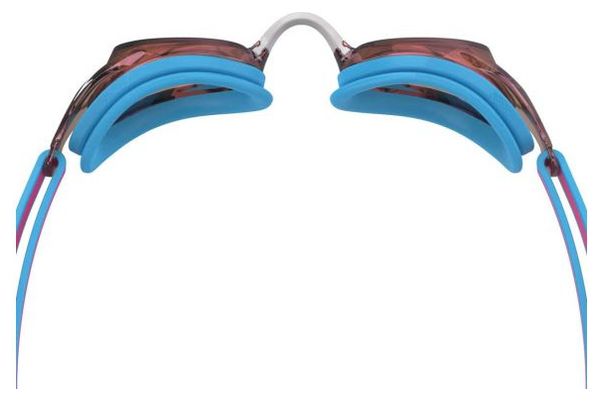 Gafas de natación Speedo Junior Vanquisher 3.0 Espejo Picton Azul/Vermellón/Espejo Dorado