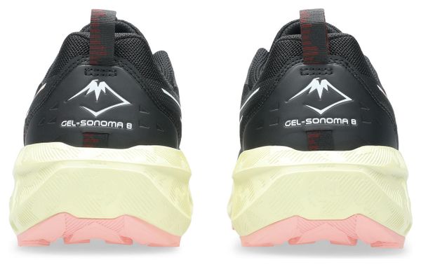 Zapatillas Trail Asics Gel-Sonoma 8 Negro/Rosa Mujer