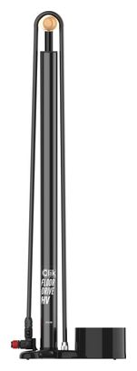 Lezyne Clik Vloerdrive HV Pomp (100 Psi / 6,9 Bar) Zwart