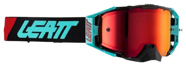Leatt Velocity 6.5 Iriz Fuel Maske - Rote Scheibe 28%