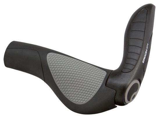 Ergon GP4 Grips with Bar End Black