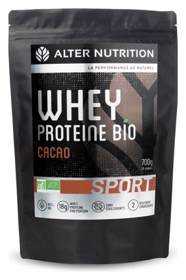 Boisson Protéinée Alter Nutrition Whey Proteine Bio Sport Cacao 700g