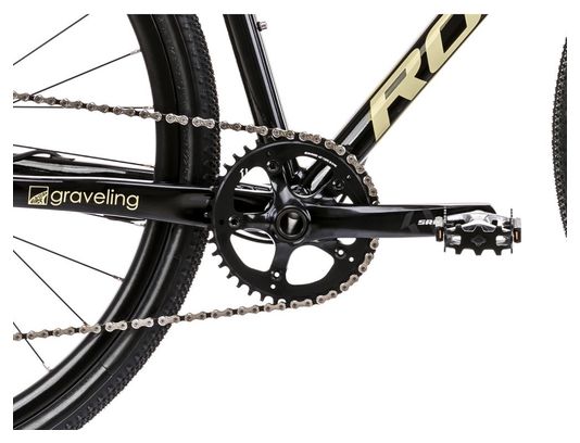 Bici gravel 700C - ROMET - Boreas 2 Lite - NERO/BEIG