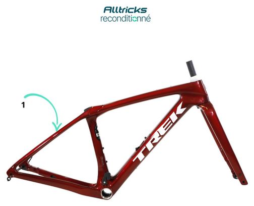 Producto Reacondicionado - Kit Cadre Trek Domane SL 6 4e gén. Carmesí/Rojo