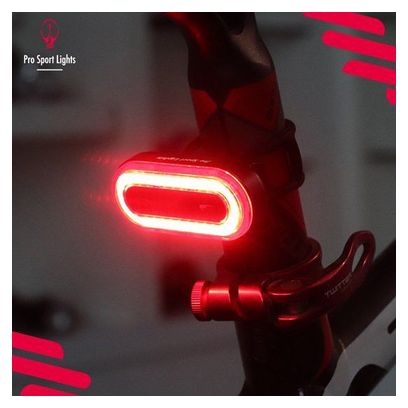 Feu arrière rouge - rechargeable par USB - Feu de vélo LED