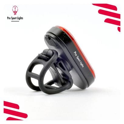 Feu arrière rouge - rechargeable par USB - Feu de vélo LED