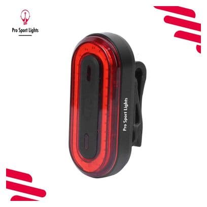 Feu arrière rouge - rechargeable par USB - Feu de vélo LED