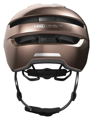 Casco Urbano Abus Purl-Y Metalizado Marrón