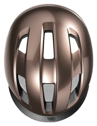 Casco Urbano Abus Purl-Y Metalizado Marrón