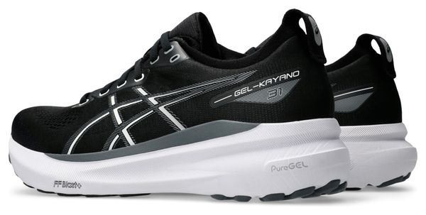 Chaussures Running Asics Gel-Kayano 31 Noir/Blanc Homme