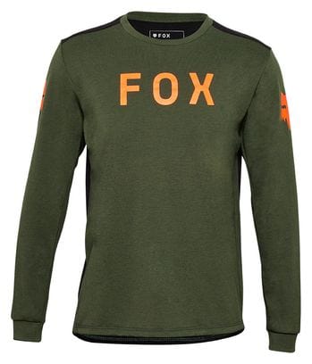 Maillot Manches Longues Enfant Fox Ranger Aviation Vert